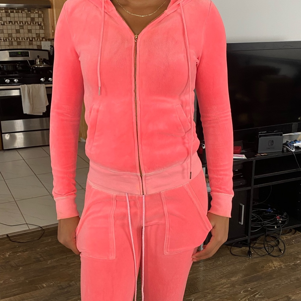 Coral Juicy Couture Tracksuit